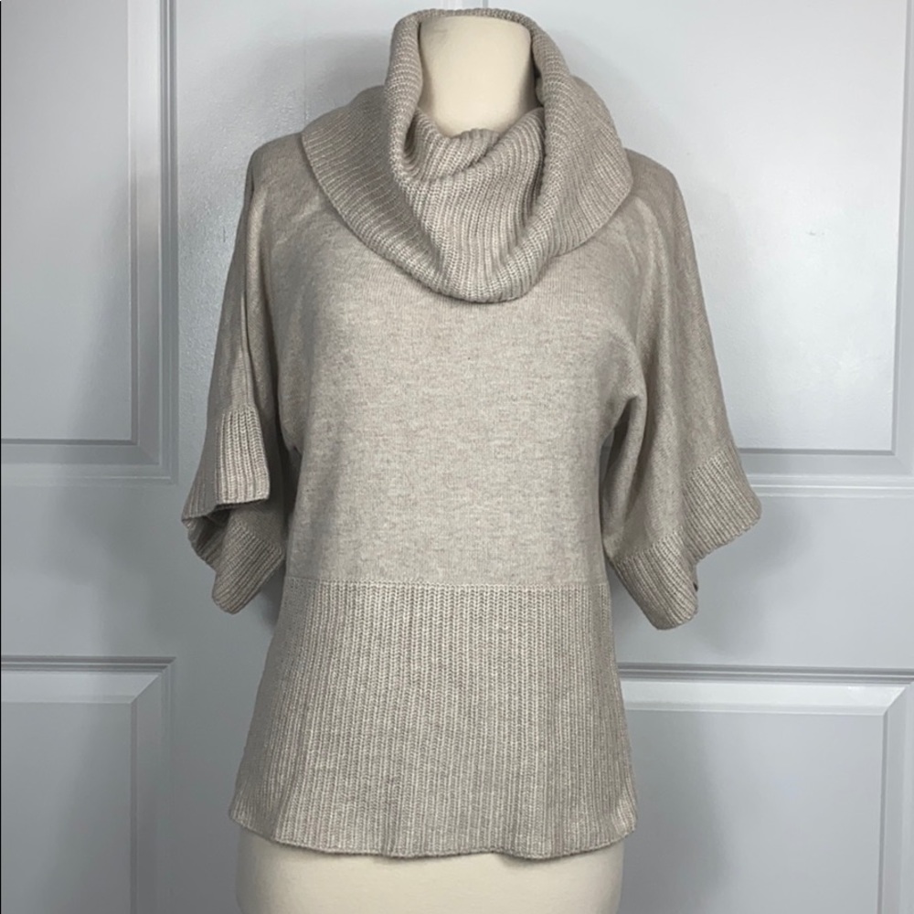 Ann Taylor Loft cowl Dolman sweater shirt sleeve